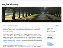 Tablet Screenshot of imaginalvisioning.com